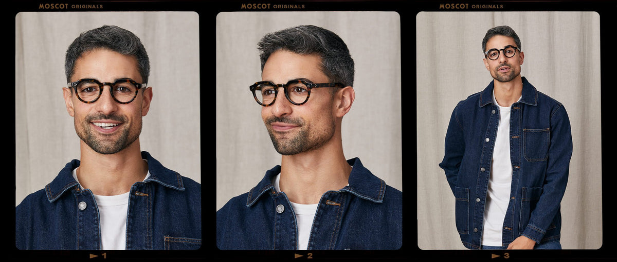 Model is wearing The GAVOLT in size 45 in Tortoise