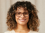 Model is wearing The DAHVEN in size 47 in Brown Ash