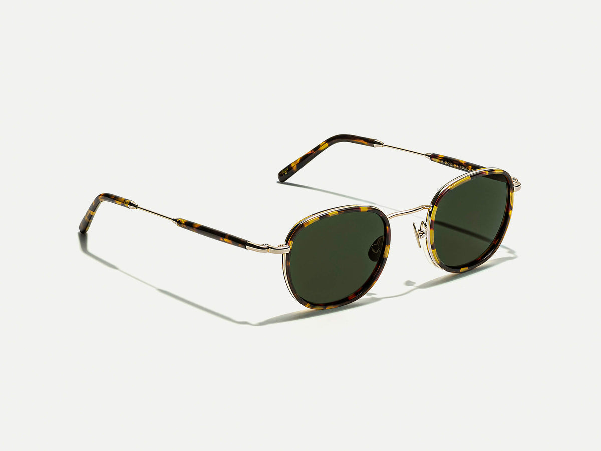MOSHA SUN i Tortoise/Gold med G-15 tonede linser